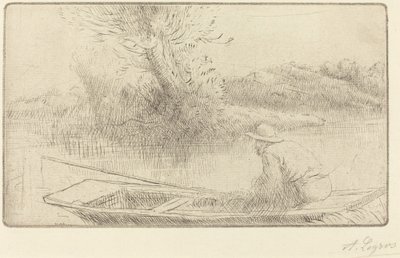 Langs Themsen af Alphonse Legros
