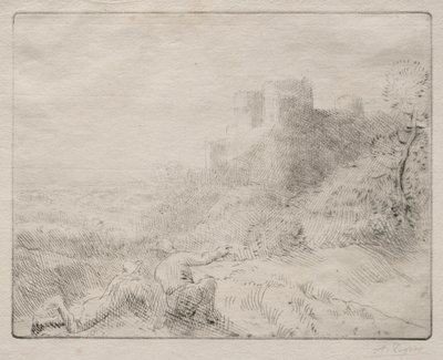 Et gammelt slot af Alphonse Legros