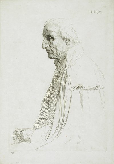 En gammel spanier af Alphonse Legros