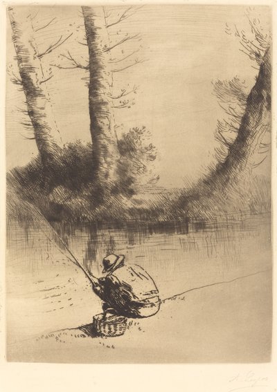 Angler (Angler) af Alphonse Legros