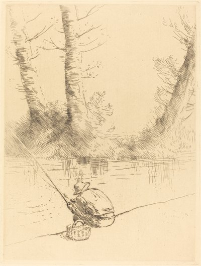 Lystfisker Lystfiskeren. af Alphonse Legros