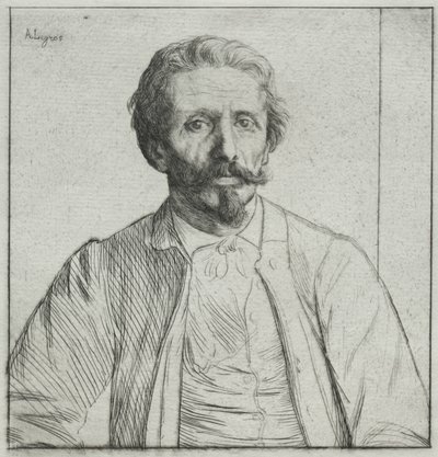 Auguste Delâtre, ca. 1877. af Alphonse Legros