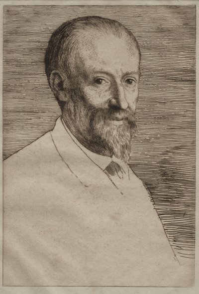 Auguste Poulet-Malassis af Alphonse Legros
