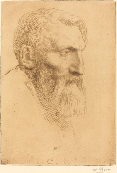 Auguste Rodin. af Alphonse Legros