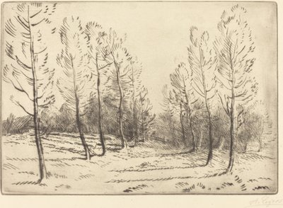 Popler Avenue af Alphonse Legros