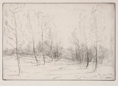 Popler Avenue. af Alphonse Legros