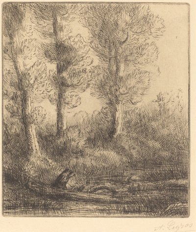 Saint-Pre-bredden (Rive du Saint-Pre) af Alphonse Legros