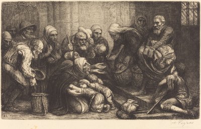 Tiggere fra Bruxelles Tiggere fra Brugge. af Alphonse Legros