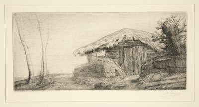 Fårefold på bjergsiden (Shyrde af Alphonse Legros