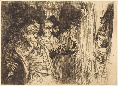 Sort kat Den sorte kat. af Alphonse Legros
