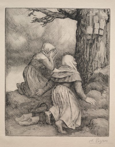 Bukker for træet Larbre de salut. af Alphonse Legros
