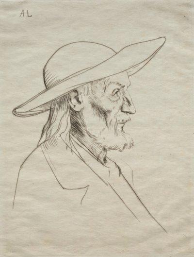 Bretonsk bonde. af Alphonse Legros