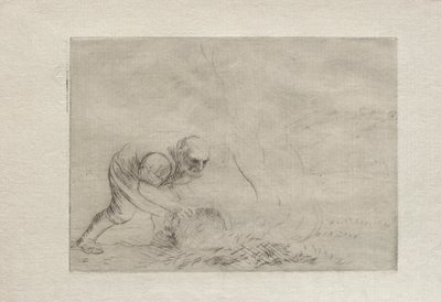 Afbrænding af græsset af Alphonse Legros