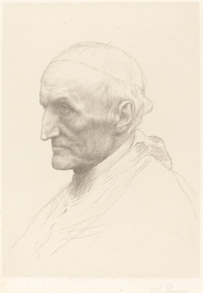 Kardinal Manning, 2. plade. af Alphonse Legros