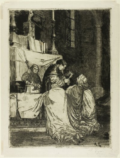 Nadver i St. Médard-kirken af Alphonse Legros