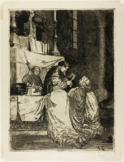 Nadver i St. Médard-kirken af Alphonse Legros