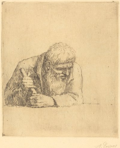 Nysgerrig mand En nysgerrig mand. af Alphonse Legros