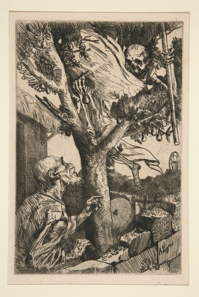 Døden i et pæretræ af Alphonse Legros