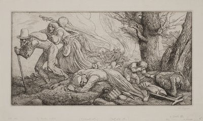 Dødens triumf: De unyttige munde af Alphonse Legros