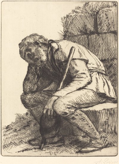Desperate Man Desperate ham. af Alphonse Legros
