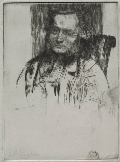 Edwin Edwards, 1861. af Alphonse Legros