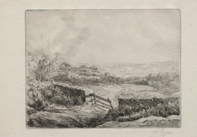 Indgang til marken af Alphonse Legros
