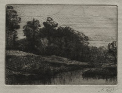 Aften af Alphonse Legros