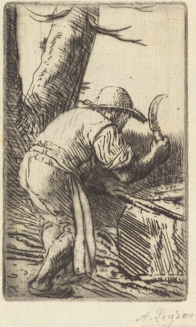Fagot-cutter (Fugot-skæreren) af Alphonse Legros