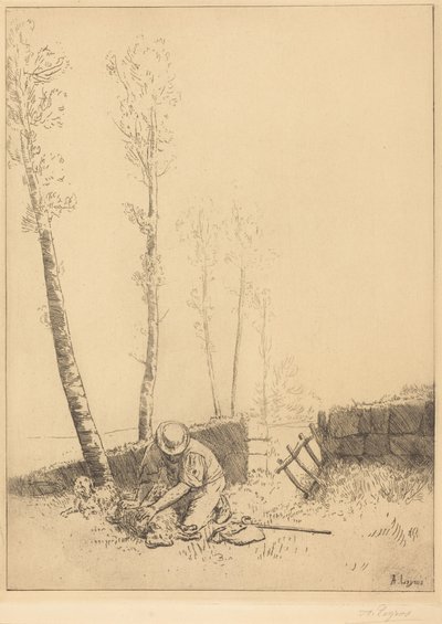 Det genfundne får af Alphonse Legros