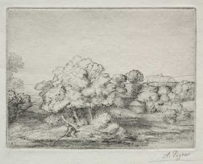 Hamlet nær søen af Alphonse Legros