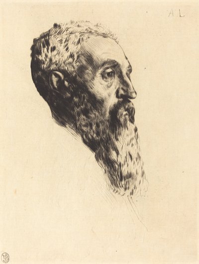 Leder af en model af Alphonse Legros
