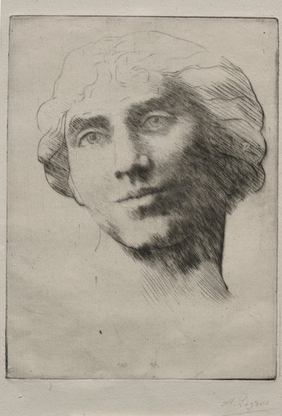 Leder af en ung kvinde af Alphonse Legros
