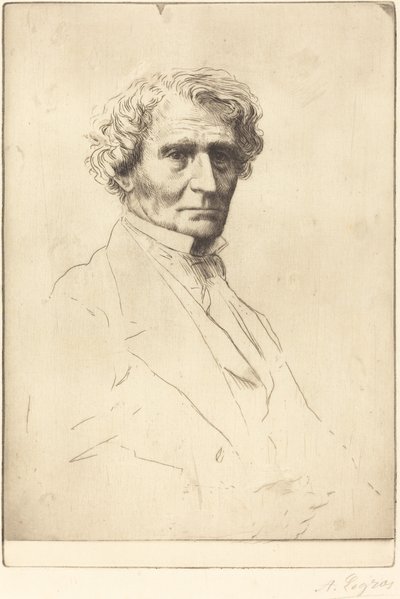 Hector Berlioz. af Alphonse Legros