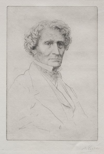 Hector Berlioz af Alphonse Legros