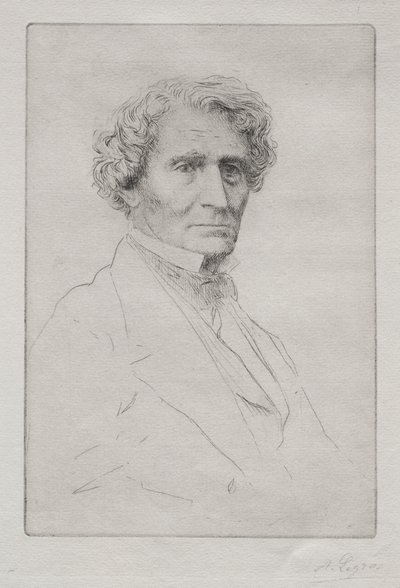 Hector Berlioz. af Alphonse Legros