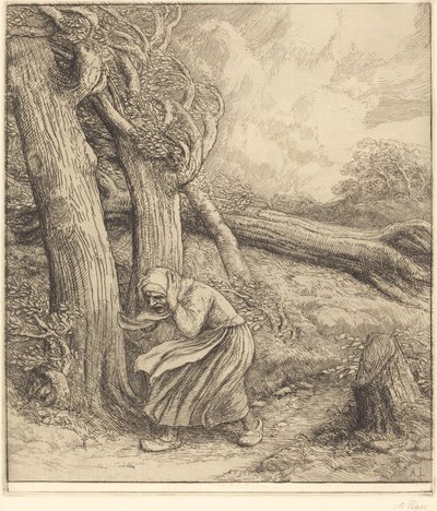 Orkan Orkanen. af Alphonse Legros