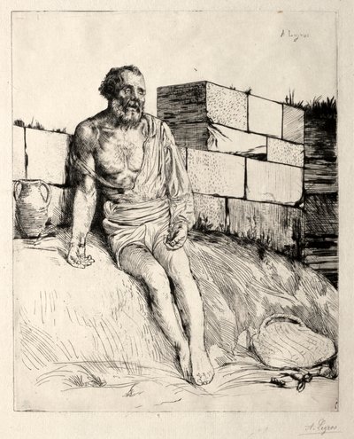 Job (første plade) af Alphonse Legros