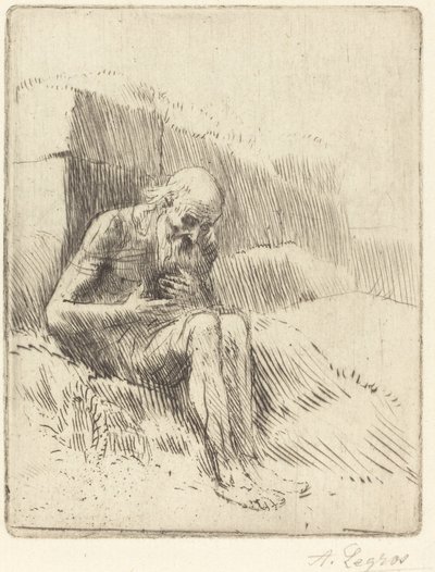 Job, 2. plade. af Alphonse Legros