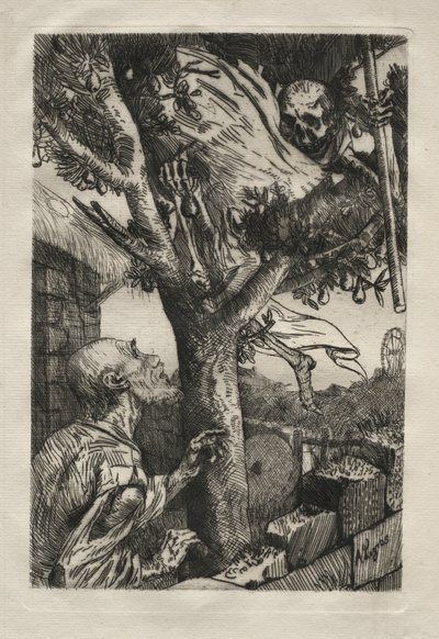 død i pæretræet af Alphonse Legros