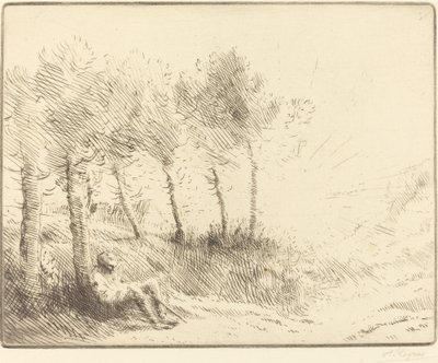 Landskab af Alphonse Legros