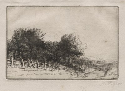 Landskab af Alphonse Legros