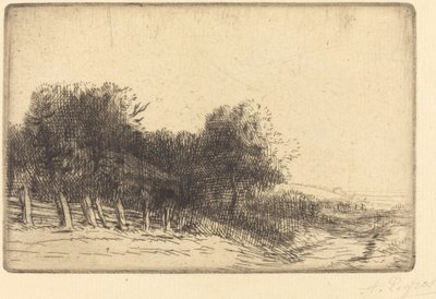 Landskab af Alphonse Legros