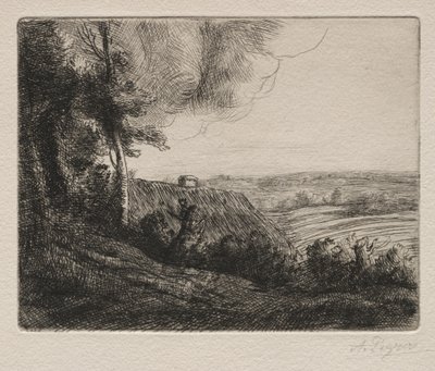 Landskab af Alphonse Legros