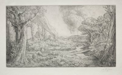 Landskab Landskab. af Alphonse Legros