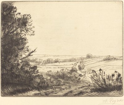 Landskab: Vej til Horville Paysage: Chemin d