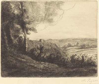 Landskab: Vej til Horville Paysage: Chemin d