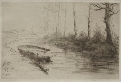Kanalen: Morgeneffekt af Alphonse Legros
