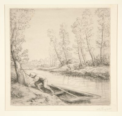 Morgen ved floden af Alphonse Legros