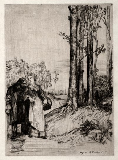 Rekonvalescentens gang af Alphonse Legros