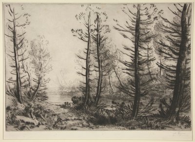 Canal Grande af Alphonse Legros